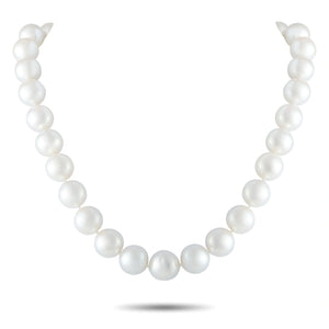 18K Yellow Gold Pearl Necklace