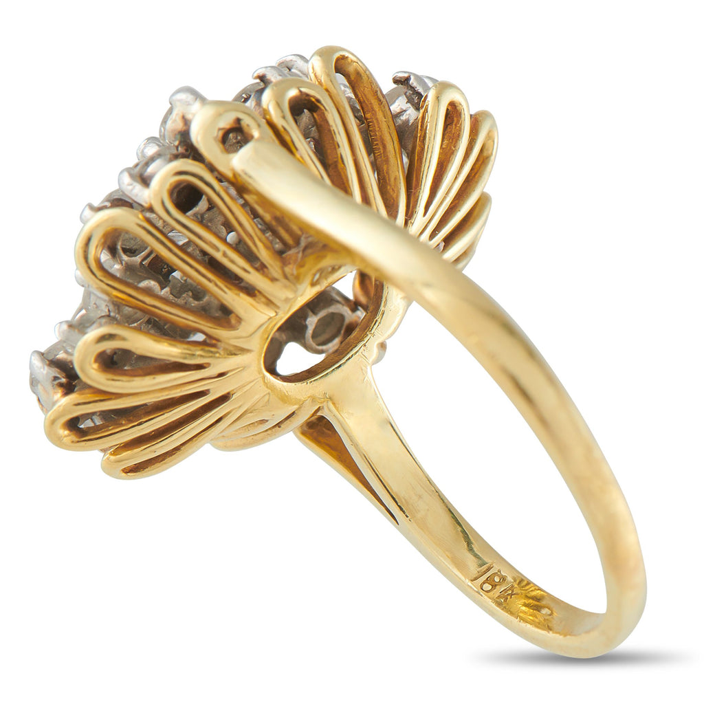 Exclusive Platinum and 18K Yellow Gold 1.95ct Diamond Ring