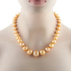 Golden Pearl Necklace