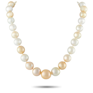 Golden Pearl Necklace