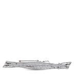 Platinum and 14K White Gold 1.0ct Diamond Art Deco Bar Brooch