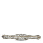 Platinum and 18K White Gold 2.60ct Diamond Art Deco Brooch