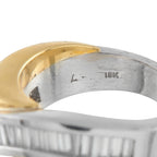 Platinum and 18K Yellow Gold 1.0ct Diamond Ring