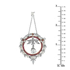 Exclusive Platinum and 18K Yellow Gold 1.95ct Diamond and Ruby Pendant