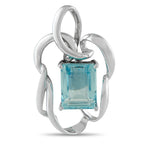 Exclusive  Platinum 14.40ct Aquamarine Pendant