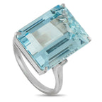 Exclusive Platinum 11.50ct Aquamarine Ring MF32-102025 – A breathtaking 11