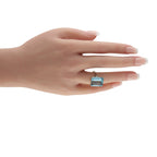 Exclusive Platinum 11.50ct Aquamarine Ring