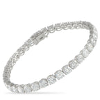 Platinum 13.34ct Diamond Tennis Bracelet