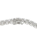 Platinum 13.34ct Diamond Tennis Bracelet