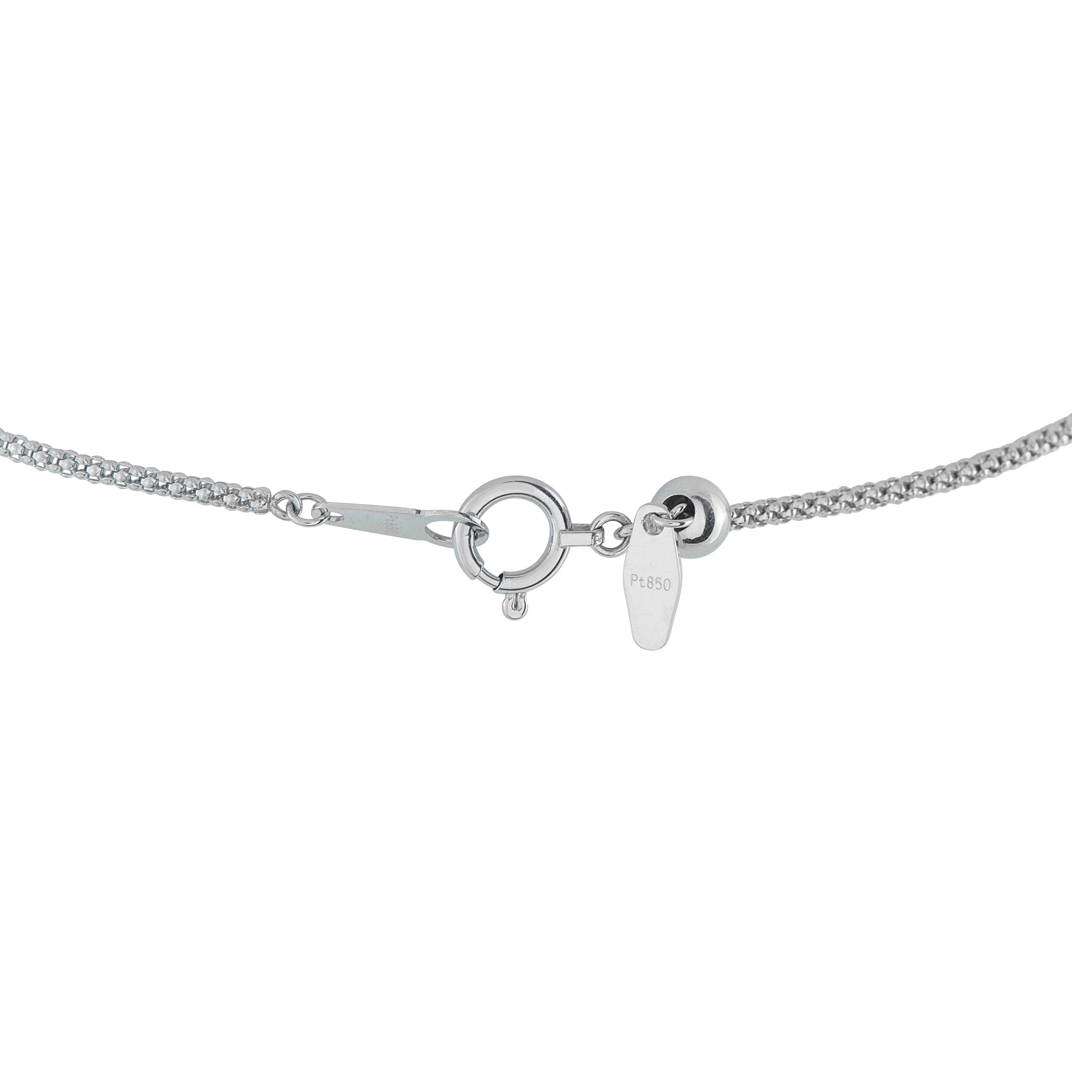 Exclusive Platinum 5.51ct Diamond and Aquamarine Necklace