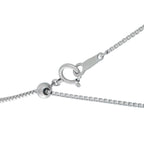 Exclusive Platinum 1.23ct Diamond and Black Opal Pendant Necklace