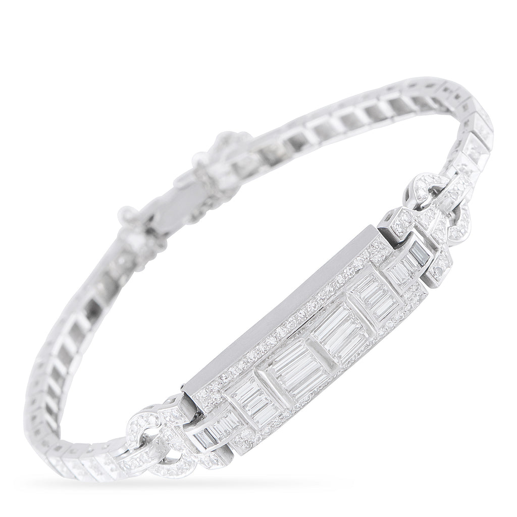 Platinum 2.40ct Diamond Bracelet