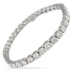 Platinum 13.82ct Diamond Tennis Bracelet