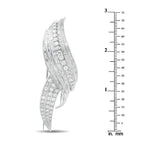 Platinum 7.25ct Diamond Brooch