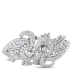 Platinum 14.0ct Diamond Brooch