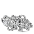 Platinum 14.0ct Diamond Brooch