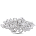 Platinum 8.25ct Diamond Brooch