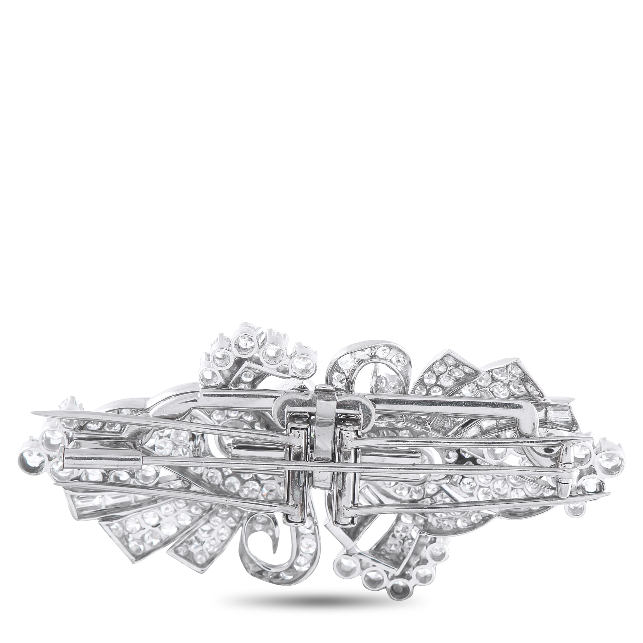 Platinum 8.25ct Diamond Brooch