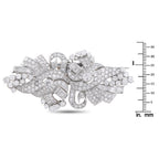 Platinum 8.25ct Diamond Brooch