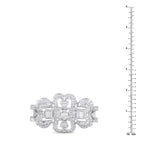 Platinum 3.50ct Diamond Brooch
