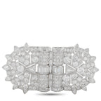 Platinum 5.25ct Diamond Brooch