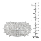 Platinum 5.25ct Diamond Brooch