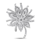 Platinum 5.20ct Diamond Brooch