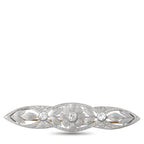 Platinum 0.70ct Diamond Brooch