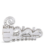 Antique Platinum 1.50ct Diamond Art Deco Scroll Brooch