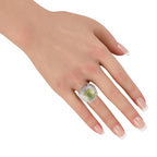 Platinum 1.50ct Diamond and Cat’s Eye Ring