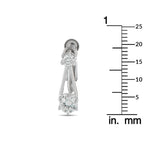 Exclusive Platinum 1.02ct Diamond Earrings