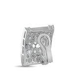 Platinum 8.45ct Diamond Clip-On Earrings