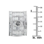 Platinum 8.45ct Diamond Clip-On Earrings