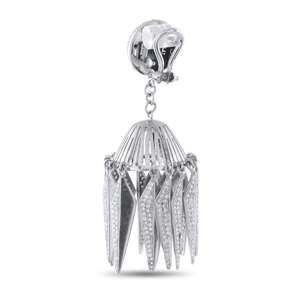 Neil Lane Platinum 5.42ct Diamond Earrings