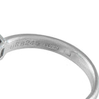 Exclusive Platinum 0.65ct Diamond and Emerald Ring