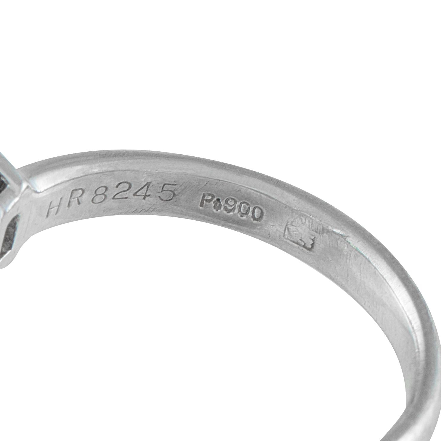 Exclusive Platinum 0.65ct Diamond and Emerald Ring