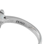 Exclusive Platinum 0.68ct Diamond and Imperial Topaz Ring