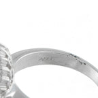 Exclusive Platinum 0.50ct Diamond and Imperial Topaz Ring