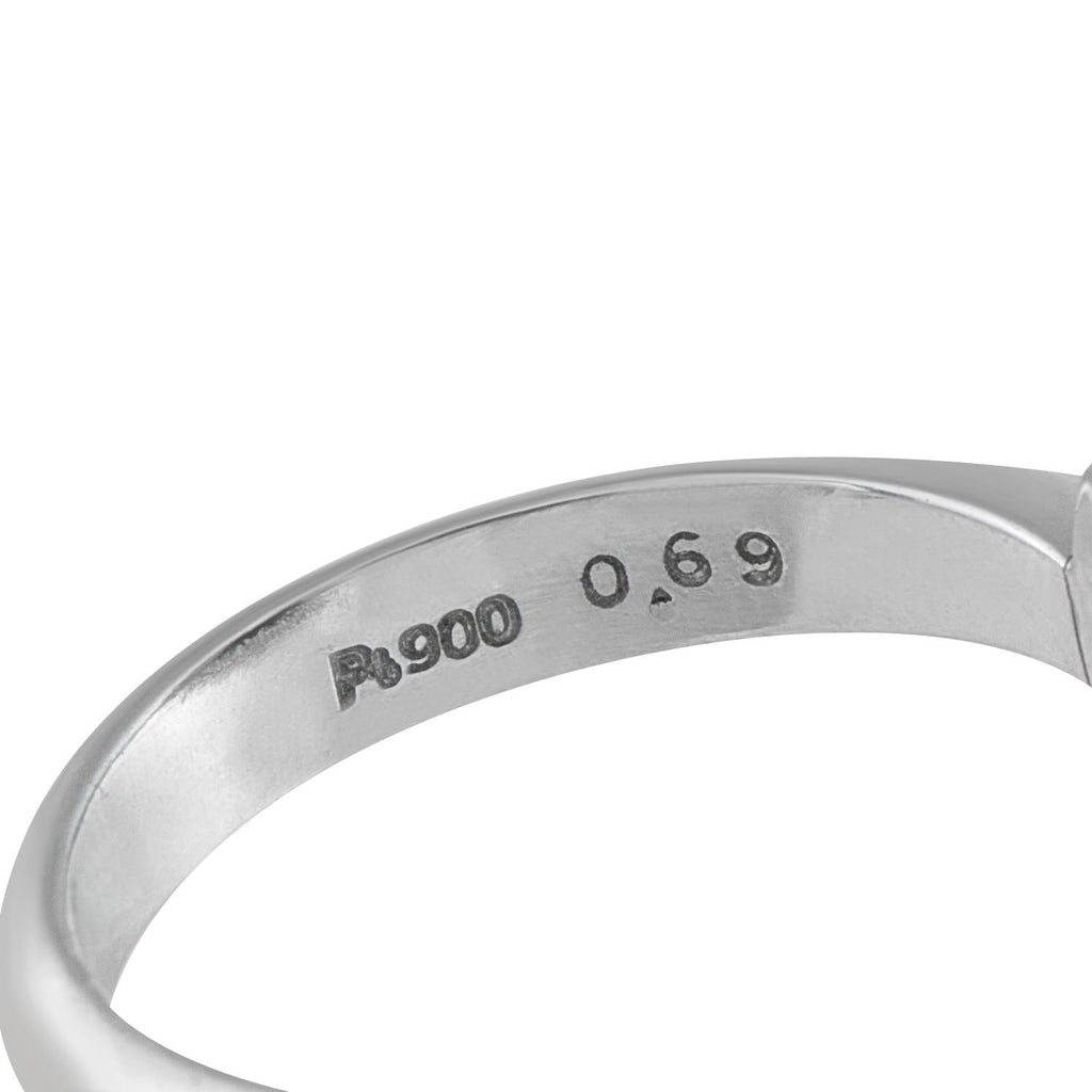 Exclusive Platinum 0.69ct Diamond and Jade Ring