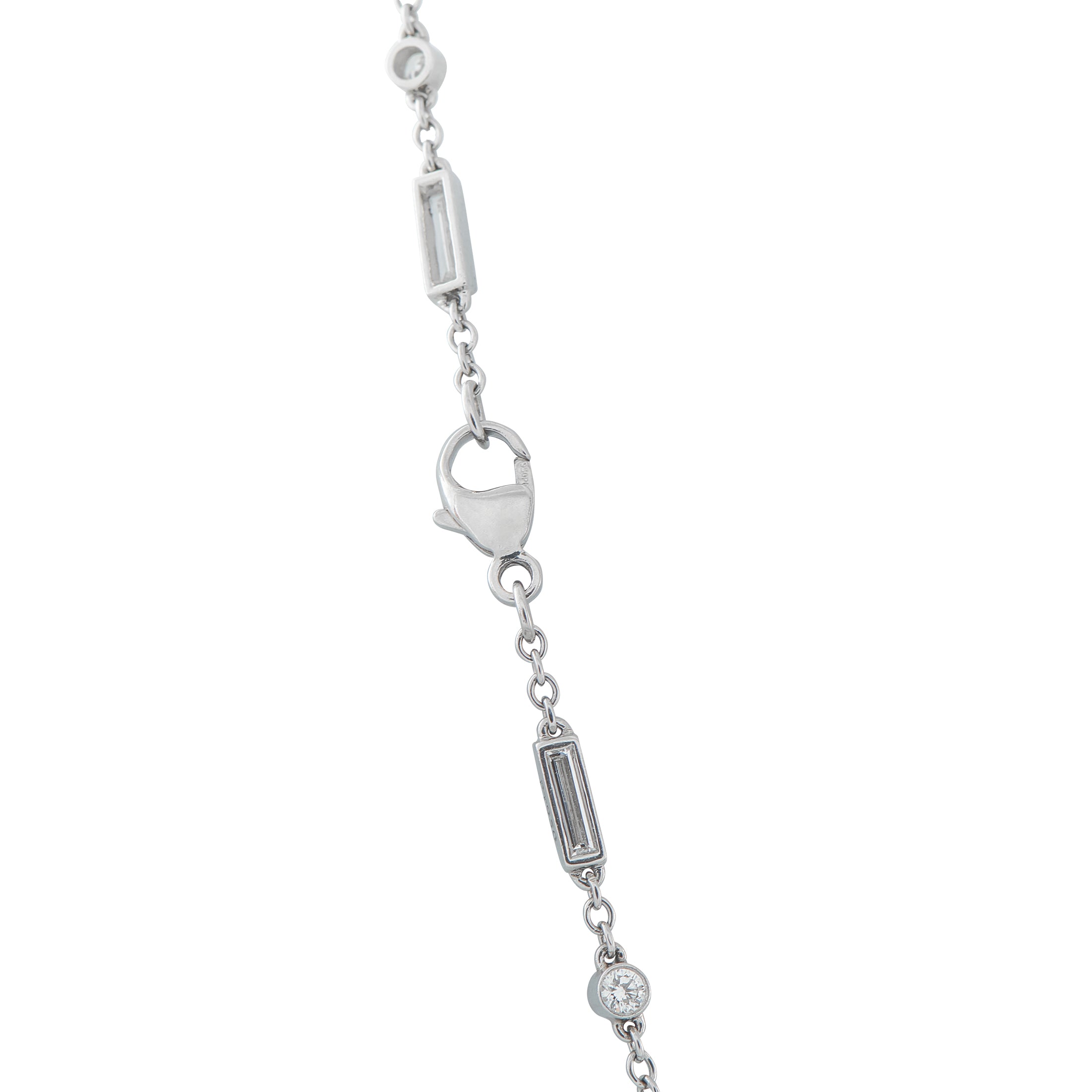 Platinum 3.20ct Diamond and Kunzite Pendant