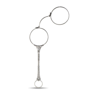 Antique Platinum 1.25ct Diamond Lorgnette