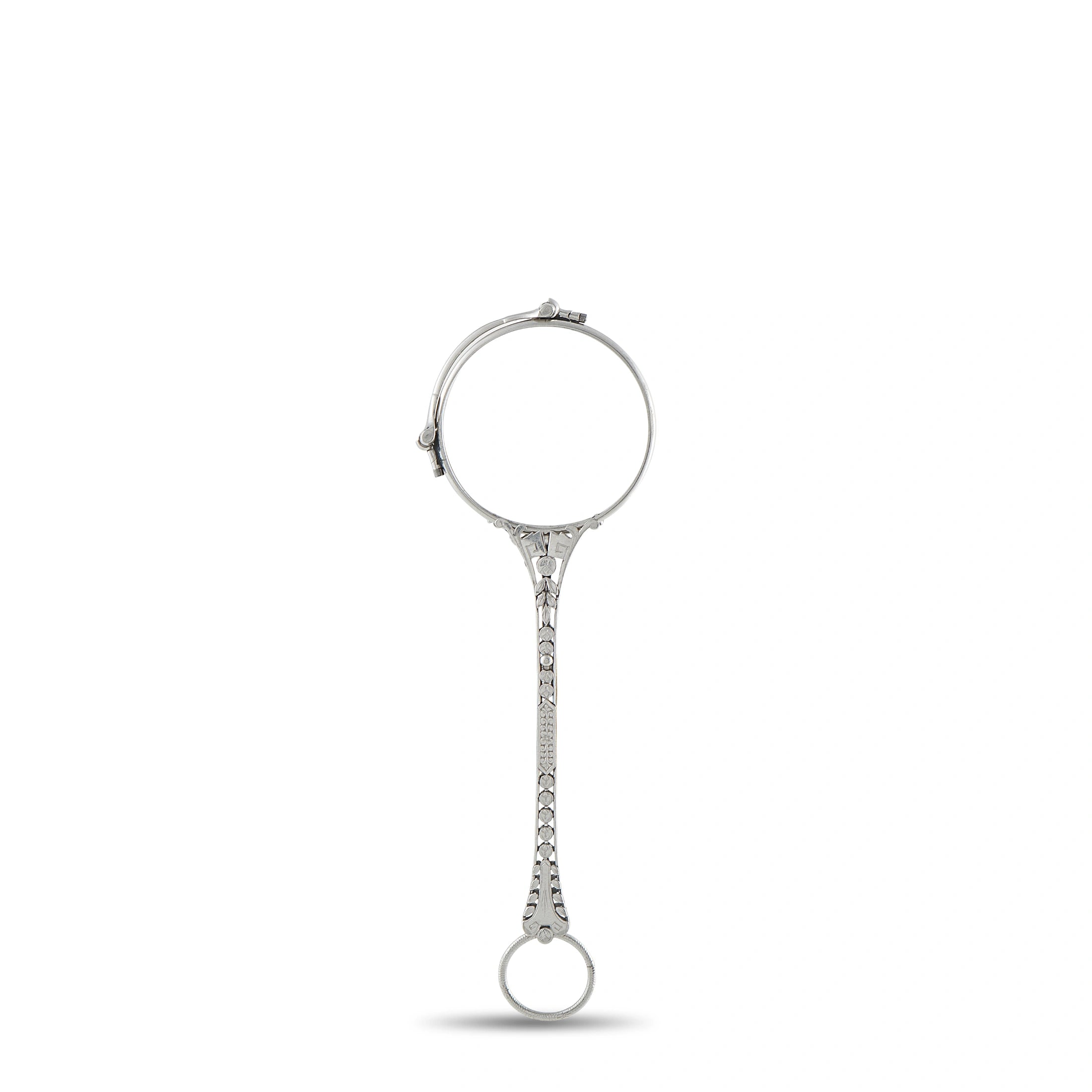 Antique Platinum 1.25ct Diamond Lorgnette