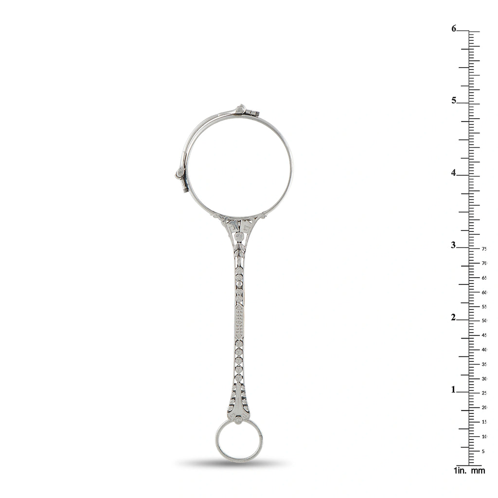 Antique Platinum 1.25ct Diamond Lorgnette
