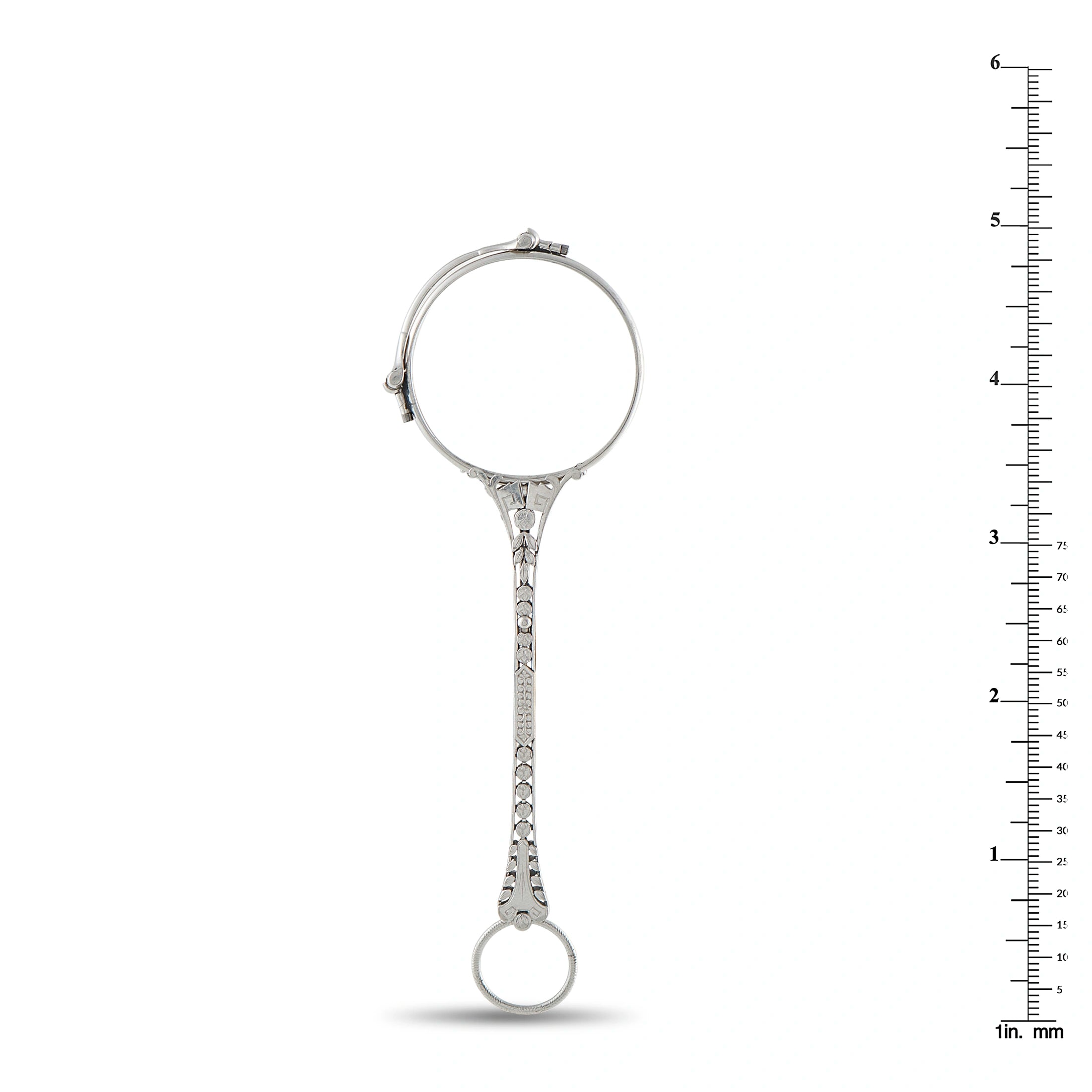 Antique Platinum 1.25ct Diamond Lorgnette