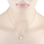 Exclusive Platinum 0.65ct Diamond Pendant Necklace