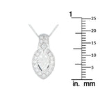 Exclusive Platinum 0.65ct Diamond Pendant Necklace