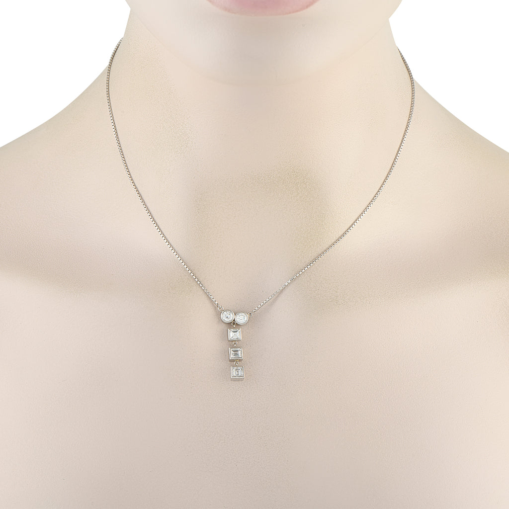 Platinum 1.41ct Diamond Necklace