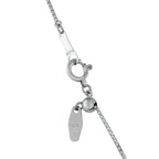 Platinum 1.10ct Diamond Square Pendant