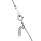 Exclusive Platinum 1.10ct Diamond Square Pendant Necklace
