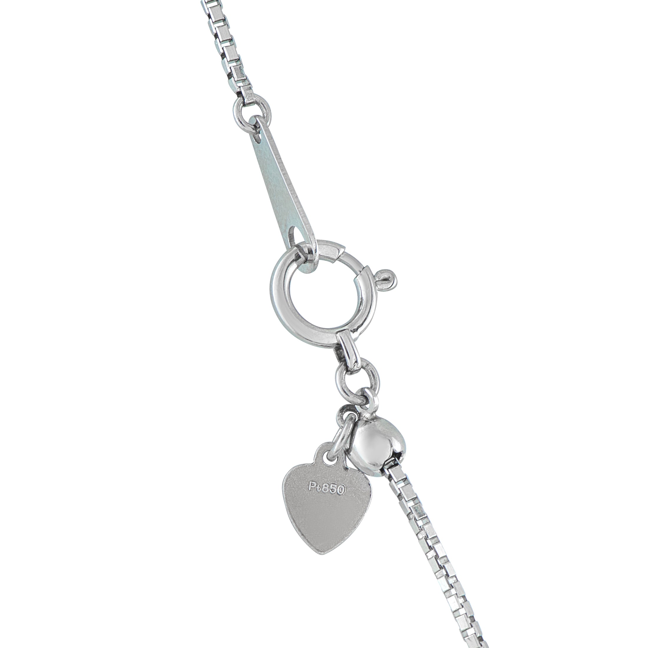 Platinum 1.67ct Diamond Teardrop Necklace